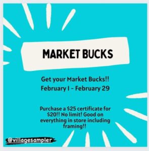 Market Bucks Promotion